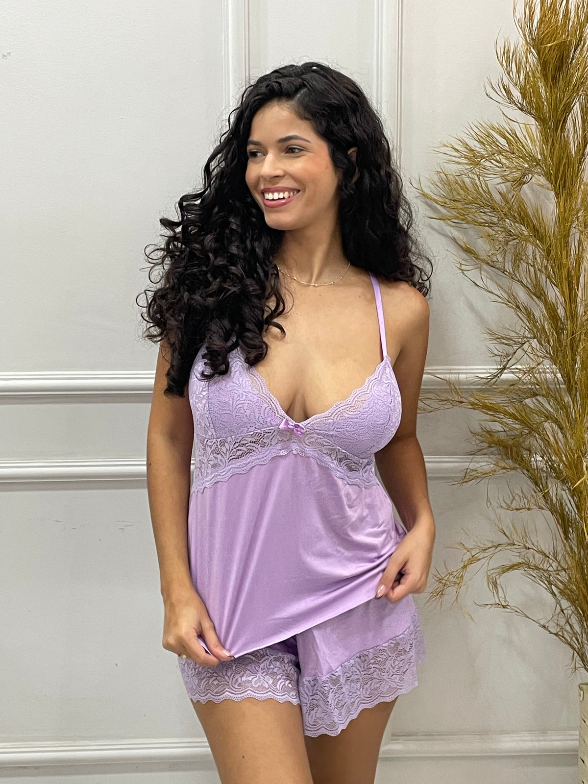 Baby Doll Afrodite - Lilás