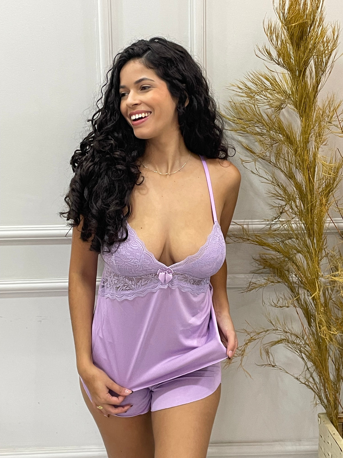 Baby Doll Atena - Lilás
