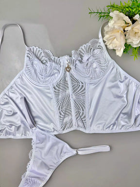 Conjunto Consert Nix em Renda - Branco